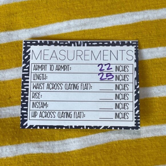 OLD NAVY | Women's Yellow & White Striped Henley Tie Front Tank | Size XL - Picture 11 of 12